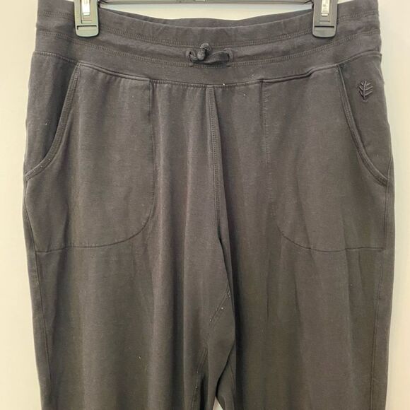 Coolibar Black UPF 50+ Excellent UV Protection Jogger Women Size M - Picture 2 of 8